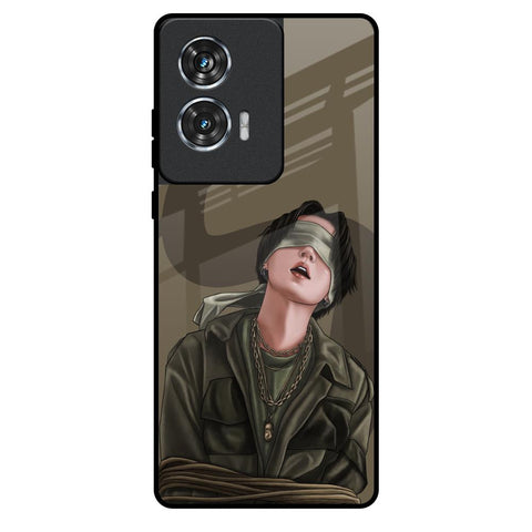 Blind Fold Motorola Edge 50 Fusion 5G Glass Back Cover Online