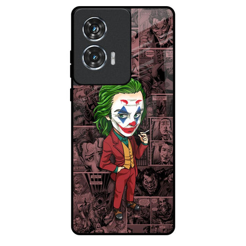 Joker Cartoon Motorola Edge 50 Fusion 5G Glass Back Cover Online