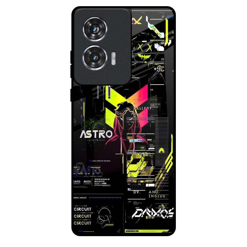 Astro Glitch Motorola Edge 50 Fusion 5G Glass Back Cover Online