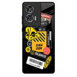 Danger Signs Motorola Edge 50 Fusion 5G Glass Back Cover Online
