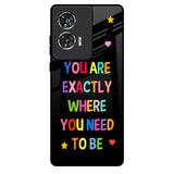 Magical Words Motorola Edge 50 Fusion 5G Glass Back Cover Online