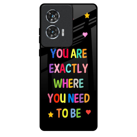 Magical Words Motorola Edge 50 Fusion 5G Glass Back Cover Online