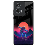 Retro Astronaut Motorola Edge 50 Fusion 5G Glass Back Cover Online