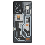 Retro Futuristic Motorola Edge 50 Fusion 5G Glass Back Cover Online