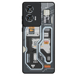 Retro Futuristic Motorola Edge 50 Fusion 5G Glass Back Cover Online