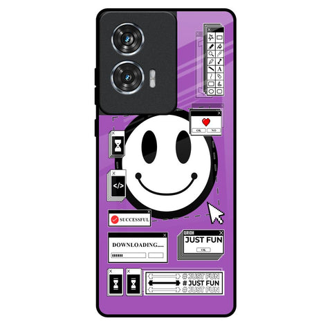 Code with Smile Motorola Edge 50 Fusion 5G Glass Back Cover Online