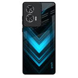 Vertical Blue Arrow Motorola Edge 50 Fusion 5G Glass Back Cover Online