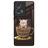 Tea With Kitty Motorola Edge 50 Fusion 5G Glass Back Cover Online