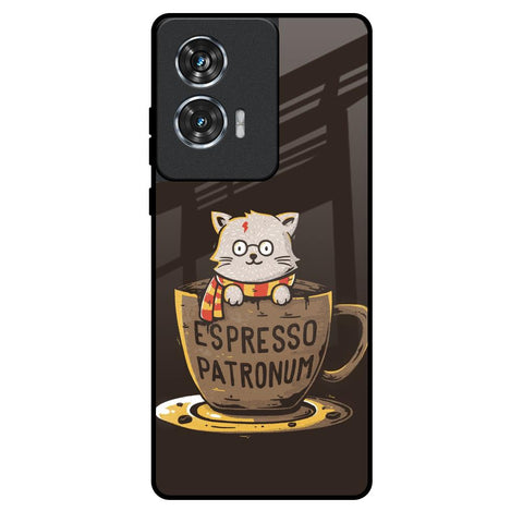 Tea With Kitty Motorola Edge 50 Fusion 5G Glass Back Cover Online