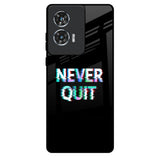 Never Quit Motorola Edge 50 Fusion 5G Glass Back Cover Online
