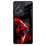 Red Angry Lion Motorola Edge 50 Fusion 5G Glass Back Cover Online