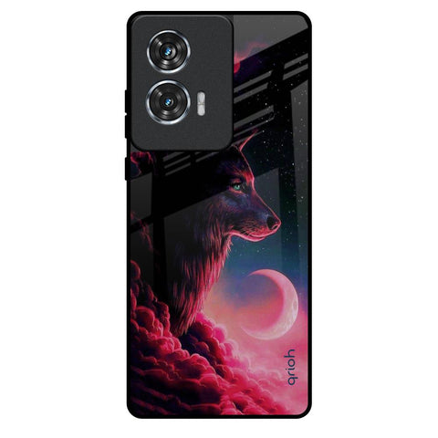 Moon Wolf Motorola Edge 50 Fusion 5G Glass Back Cover Online