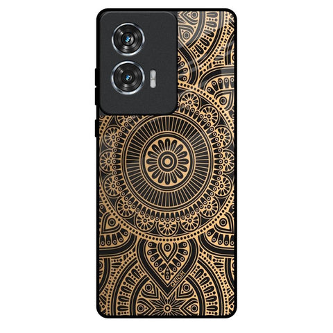 Luxury Mandala Motorola Edge 50 Fusion 5G Glass Back Cover Online