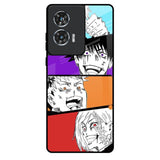 Anime Sketch Motorola Edge 50 Fusion 5G Glass Back Cover Online