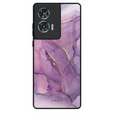 Purple Gold Marble Motorola Edge 50 Fusion 5G Glass Back Cover Online