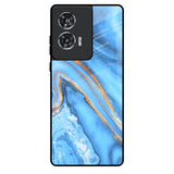 Vibrant Blue Marble Motorola Edge 50 Fusion 5G Glass Back Cover Online