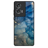 Blue Cool Marble Motorola Edge 50 Fusion 5G Glass Back Cover Online