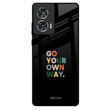 Go Your Own Way Motorola Edge 50 Fusion 5G Glass Back Cover Online