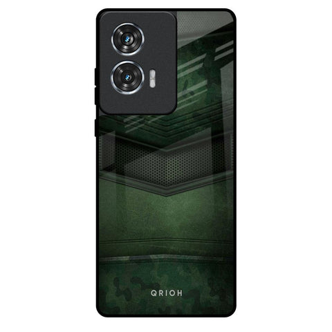 Green Leather Motorola Edge 50 Fusion 5G Glass Back Cover Online