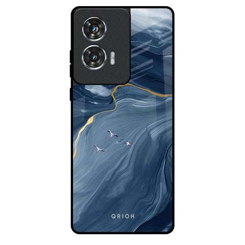 Deep Ocean Marble Motorola Edge 50 Fusion 5G Glass Back Cover Online