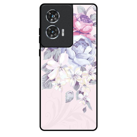 Elegant Floral Motorola Edge 50 Fusion 5G Glass Back Cover Online