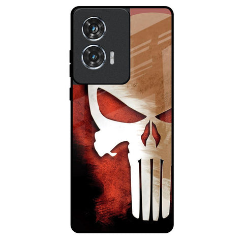 Red Skull Motorola Edge 50 Fusion 5G Glass Back Cover Online