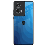 Blue Wave Abstract Motorola Edge 50 Fusion 5G Glass Back Cover Online