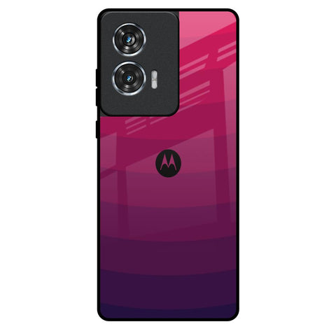 Wavy Pink Pattern Motorola Edge 50 Fusion 5G Glass Back Cover Online
