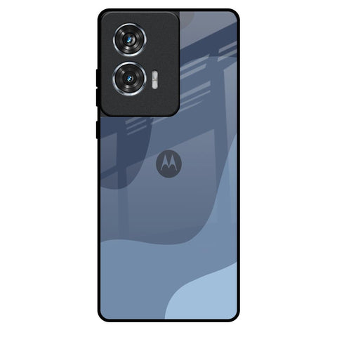 Navy Blue Ombre Motorola Edge 50 Fusion 5G Glass Back Cover Online