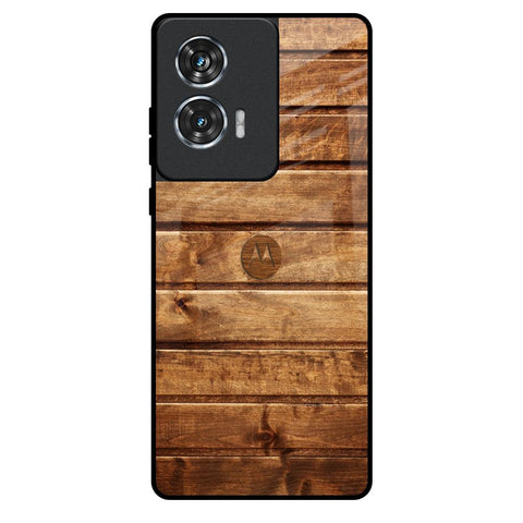Wooden Planks Motorola Edge 50 Fusion 5G Glass Back Cover Online