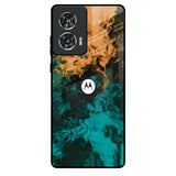 Watercolor Wave Motorola Edge 50 Fusion 5G Glass Back Cover Online
