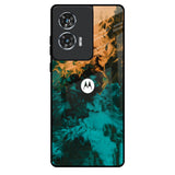 Watercolor Wave Motorola Edge 50 Fusion 5G Glass Back Cover Online
