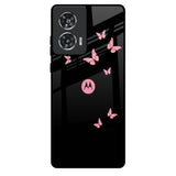 Fly Butterfly Motorola Edge 50 Fusion 5G Glass Back Cover Online