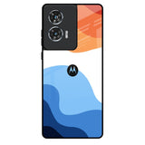 Wavy Color Pattern Motorola Edge 50 Fusion 5G Glass Back Cover Online