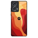 Magma Color Pattern Motorola Edge 50 Fusion 5G Glass Back Cover Online