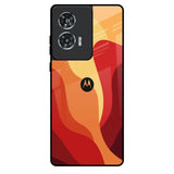 Magma Color Pattern Motorola Edge 50 Fusion 5G Glass Back Cover Online