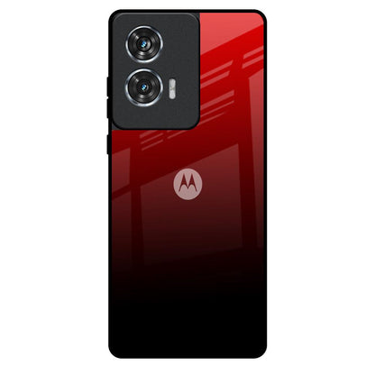 Maroon Faded Motorola Edge 50 Fusion 5G Glass Back Cover Online