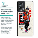 Bape Luffy Glass Case for Motorola Edge 50 Fusion 5G