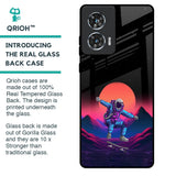 Retro Astronaut Glass Case for Motorola Edge 50 Fusion 5G