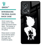Monochrome Goku Glass Case for Motorola Edge 50 Fusion 5G