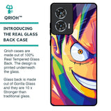 Monkey Wpap Pop Art Glass Case for Motorola Edge 50 Fusion 5G