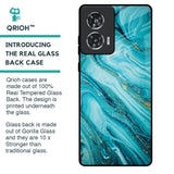 Ocean Marble Glass Case for Motorola Edge 50 Fusion 5G