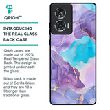 Alcohol ink Marble Glass Case for Motorola Edge 50 Fusion 5G