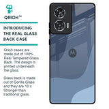 Navy Blue Ombre Glass Case for Motorola Edge 50 Fusion 5G