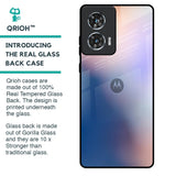 Blue Mauve Gradient Glass Case for Motorola Edge 50 Fusion 5G
