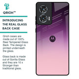 Purple Gradient Glass case for Motorola Edge 50 Fusion 5G
