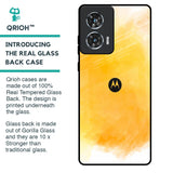 Rustic Orange Glass Case for Motorola Edge 50 Fusion 5G