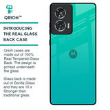 Cuba Blue Glass Case For Motorola Edge 50 Fusion 5G