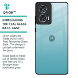 Arctic Blue Glass Case For Motorola Edge 50 Fusion 5G