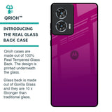 Magenta Gradient Glass Case For Motorola Edge 50 Fusion 5G
